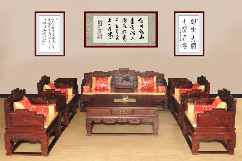 嵌回纹沙发